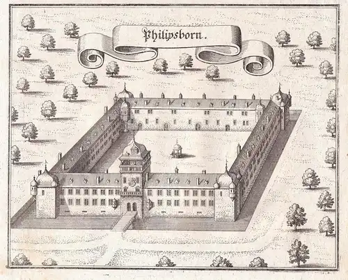 Philipsborn - Jagdschloss Philippsborn Saarbrücken Malstatt Saarland print