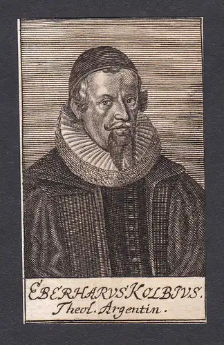 Eberharus Kolbius / Johannes Meelführer / theologian Theologe Straßburg Frankreich