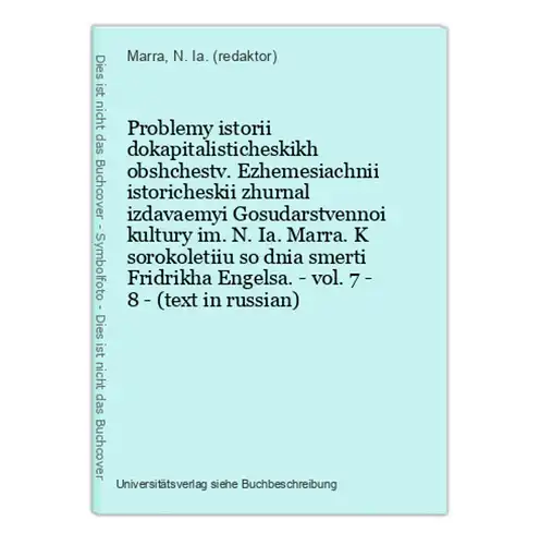 Problemy istorii dokapitalisticheskikh obshchestv. Ezhemesiachnii istoricheskii zhurnal izdavaemyi Gosudarstve