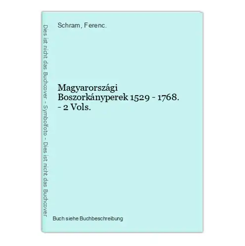 Magyarországi Boszorkányperek 1529 - 1768. - 2 Vols.
