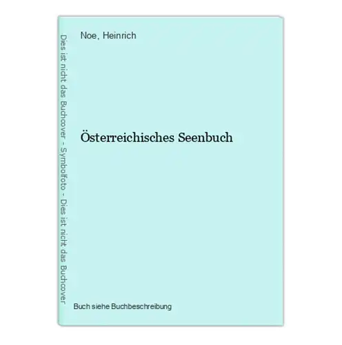 Österreichisches Seenbuch