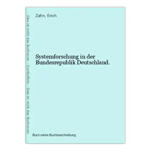 Systemforschung in der Bundesrepublik Deutschland.
