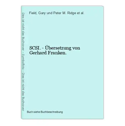 SCSI. - Übersetzung von Gerhard Franken.