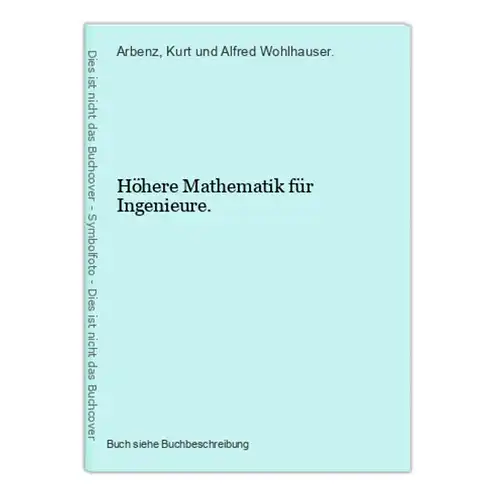 Höhere Mathematik für Ingenieure.