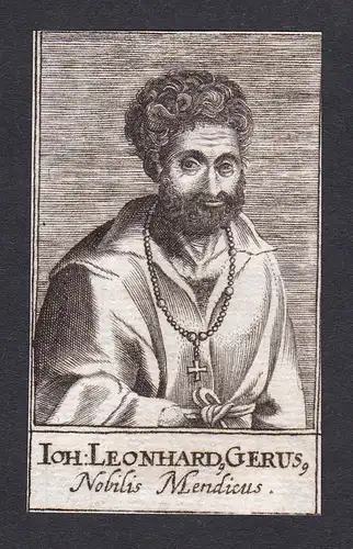 Ioh. Leonhard Gerus / Johann Leonhard Gerus / theologian Theologe doctor Arzt