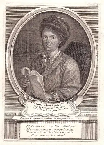 Antoine Houdart de la Mothe - Antoine Houdar de La Motte (1672-1731) author Paris choregraphe ecrivain librett