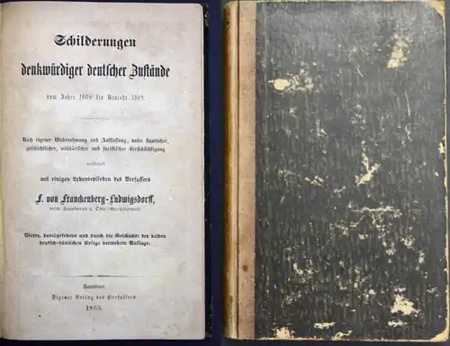 Schilderungen denkwürdiger deutscher Zustände vom 1806 bis zur Gegenwart 1863: Nach eigener Wahrnehmung und Au