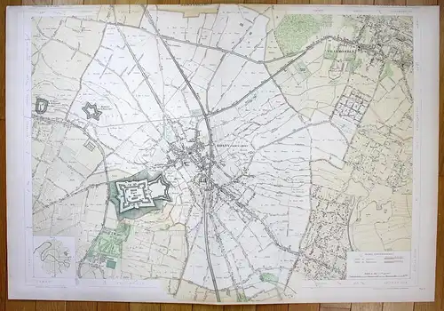 Rosny-sous-Bois - Rosny-sous-Bois Villemomble Avron La Boissière plan de la ville city map Paris