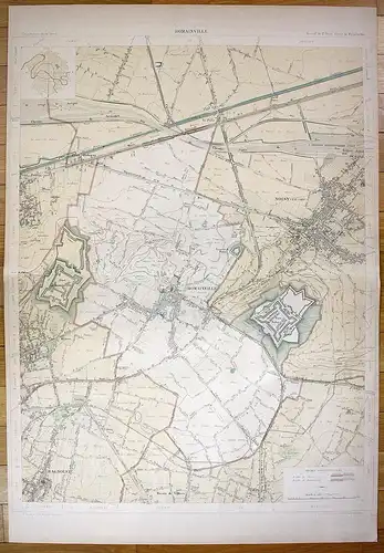 Romainville - Romainville Pantin Noisy-le-Sec Bagnolet Chemin plan de la ville city map Paris