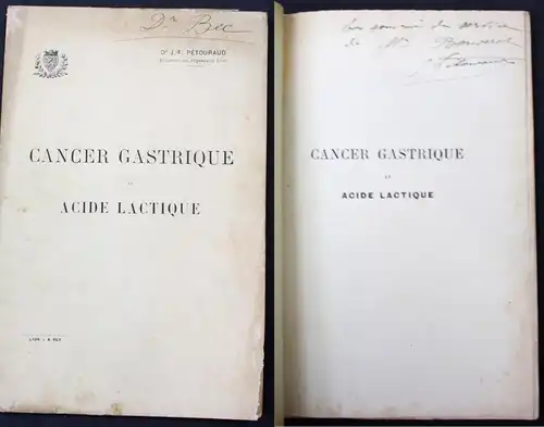 Cancer Gastrique et Acide Lactique