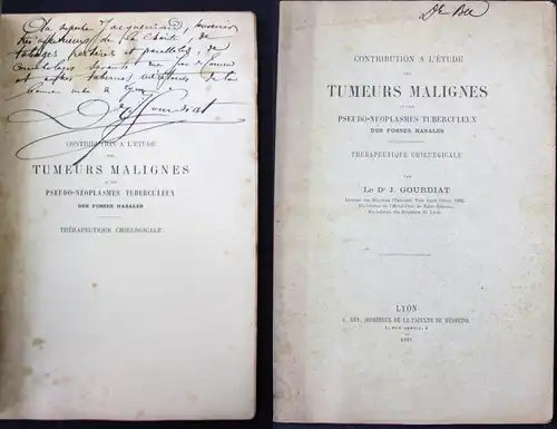 Contribution a l'Etude des Tumeurs Malignes et des Pseudo-Neoplasmes Turbeculeux des Fosses Nasales