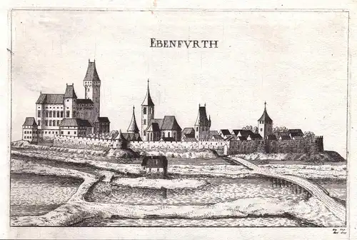 Ebenfurth - Ebenfurth Wien Niederösterreich Kupferstich antique print