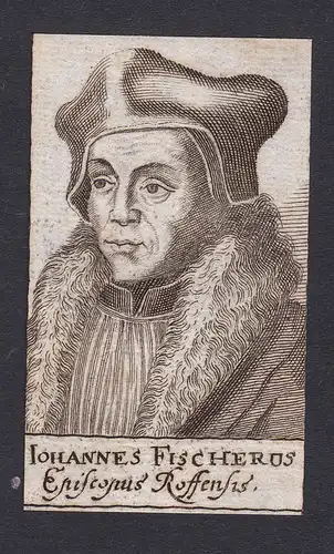 Iohannes Fischerus / Johann Fischer / Theologe theologian Lübeck