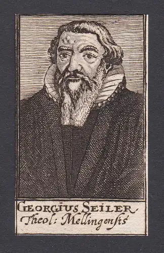 Georgius Seiler / Georg Seiler / theologian Theologe Mellingen