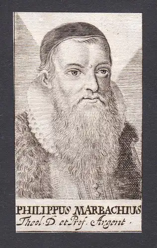 Philippus Marbachius / Philipp Marbach / theologian Theologe Heidelberg