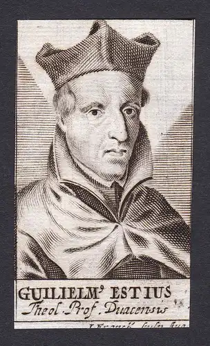 Guilielm Estius / Willem Hessels van Est / theologian Theologe Douai
