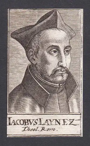 Iacobus Laynez / Jacobus Lainez / theologian Theologe Rom