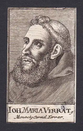 Ioh. Maria Verrat / Giovanni Maria Verrati / theologian Theologe Ferrara