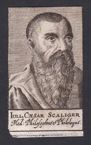 Iuli. Caesar Scaliger / Julius Caesar Scaliger / humanist Humanist Italien Italy