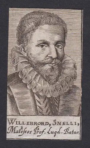 Willebrord Snelli / Willebrord van Roijen Snell / mathematician Mathematiker Leiden