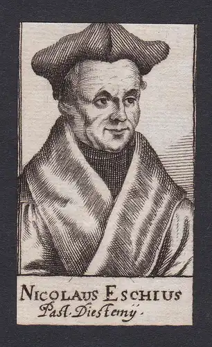 Nicolaus Eschius / Nicolaus van Esch / theologian Theologe Niederlande