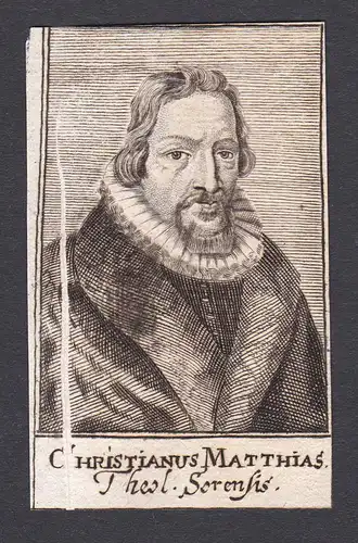 Christianus Matthias / Christian Matthias / theologian Theologe Meldorf