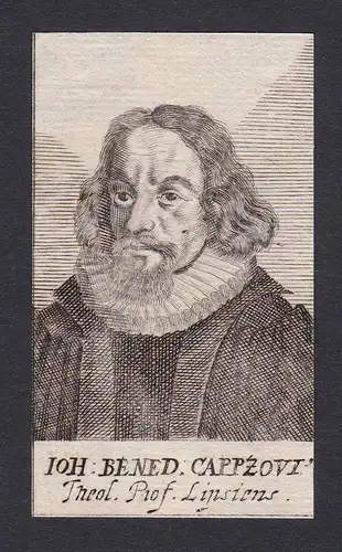 Ioh. Bened. Cappzoui / Johann Benedikt Carpzov I. / theologian Theologe Leipzig