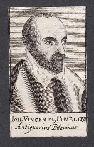 Ioh. Vincenti Pinellus / Johannes Vincent Pinellus / professor Padova
