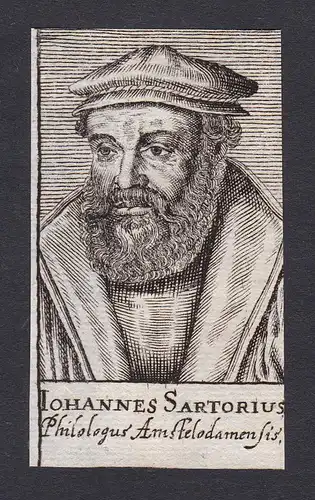 Iohannes Sartorius / Johann Sartorius / theologian Theologe Nederland