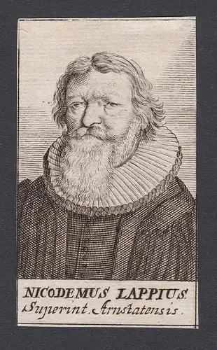 Nicodemus Lappius / Nicodemus Lappius / professor writer Hofprediger Professor Arnstadt