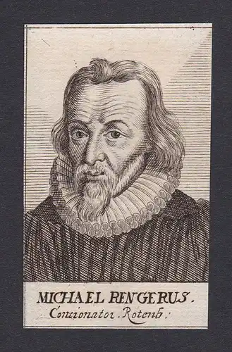 Michael Rengerus / Michael Renger / theologian Theologe Rothenburg