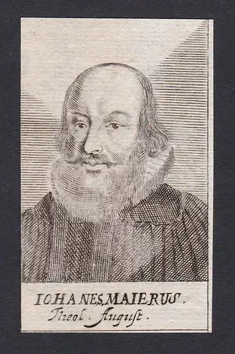 Iohanes Maierus / Johann Maier / theologian Theologe Augsburg