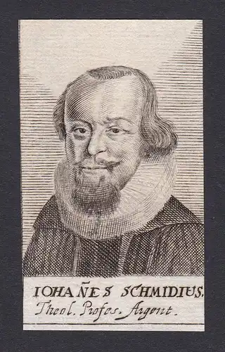 Iohanes Schmidius / Johann Schmid / theologian Theologe Breslau