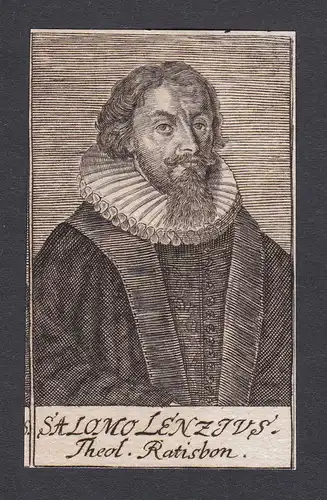 Salomo Lenzius / Salomon Lenz / theologian Theologe Regensburg