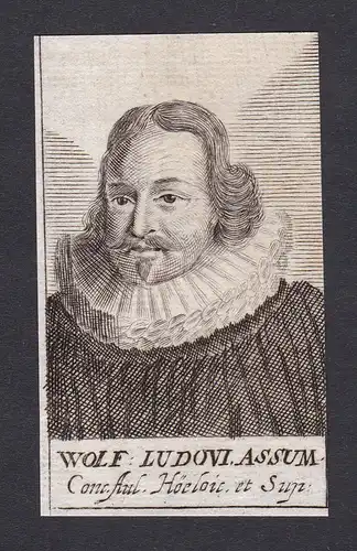 Wolf. Ludouu Assum /  Wolfgang Ludwig Assum / theologian Theologe Gießen