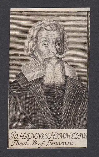 Johannes Himmelius / Johann Himmel / theologian Theologe Jena