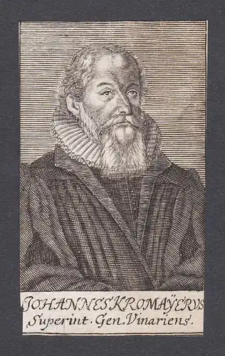 Johannes Kromayerus / Johannes Kromayer / theologian Theologe Weimar
