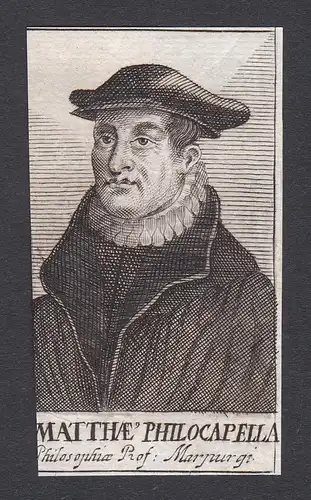 Matthae Philocapella / Matthäus Philocapella / theologian professor Theologe Professor Marburg