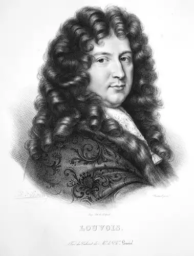 Louvois - François Michel Le Tellier de Louvois (1641-1691) Comte de Tonnere Louix XIV Staatsmann statesman ho