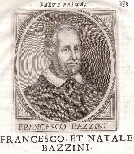 Francesco Bazzini - Francesco Maria Bazzini Portrait Bergamo incisione Kupferstich
