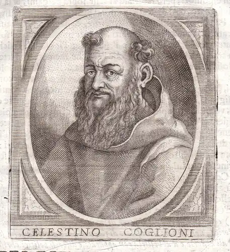 Celestino Coglioni - Celestino Coglioni Portrait Bergamo incisione Kupferstich
