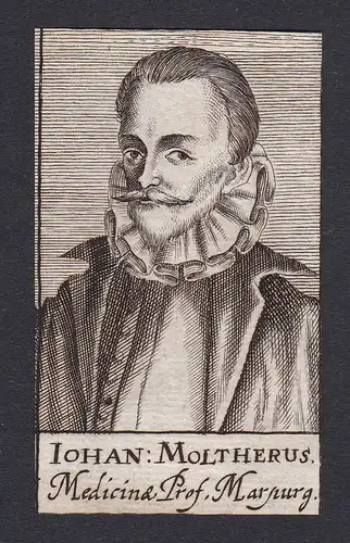 Iohan Moltherus / Johannes Molther / physician professor Mediziner Arzt Doktor Marburg
