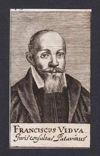 Franciscus Vidua / Francesco Vidua / jurist Jurist Padova