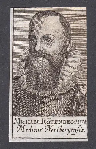 Michael Rötenbeccius / Michael Rötenbeck Roetenbeck  / physician doctor professor Arzt Doktor Mediziner Nür