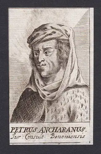Petrus Ancharanus / Peter of Ancarano Pietro de Farneto / jurist Bologna