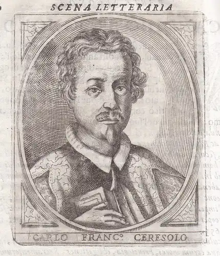 Carlo Franc. Ceresolo - Carlo Francesco Ceresolo Portrait Bergamo incisione Kupferstich