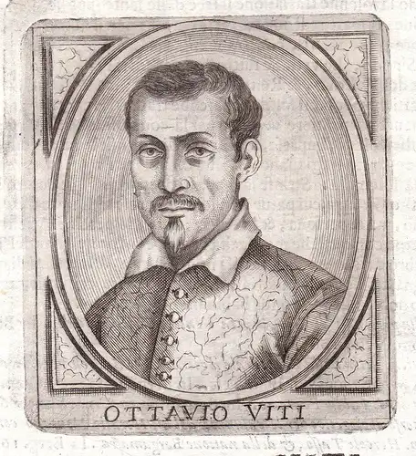 Ottavio Viti - Ottavio Viti Portrait Bergamo incisione Kupferstich
