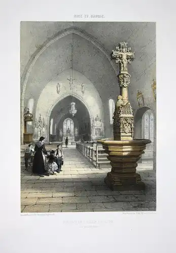 Benitier de l'Eglise de Cluses / (Dep. de la H.te Savoie) / Nice et Savoie