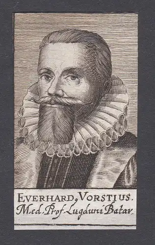 Everhard Vorstius / Aelius Everhardus Vorstius / physician boanist professor Leiden