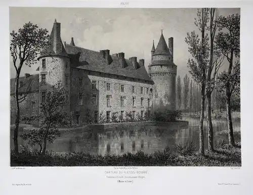 Chateau du Plessis-Bourre / Commune d'Ecuille. Arrond. d'Angers / Maine et Loire / Anjou